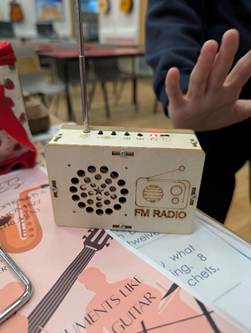 A handmade FM radio made by a Year 7 student