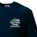 Uniform item with Hope Valley College logo with Chorus Education Trust tagline